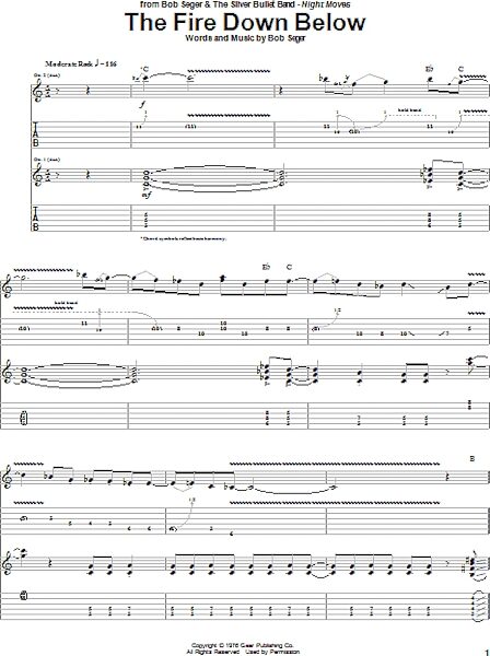 open zoom image for The Fire Down Below - Guitar TAB, New, Main