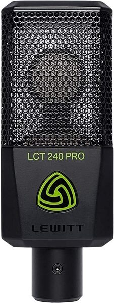 open zoom image for Lewitt LCT 240 PRO Large-Diaphragm Condenser Microphone, Black, Front