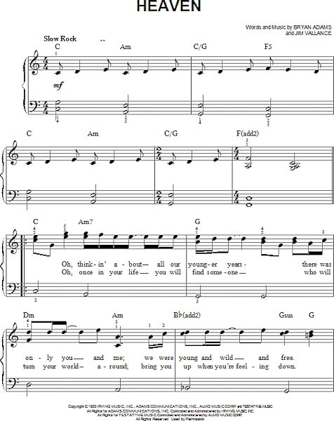 open zoom image for Heaven - Easy Piano, New, Main
