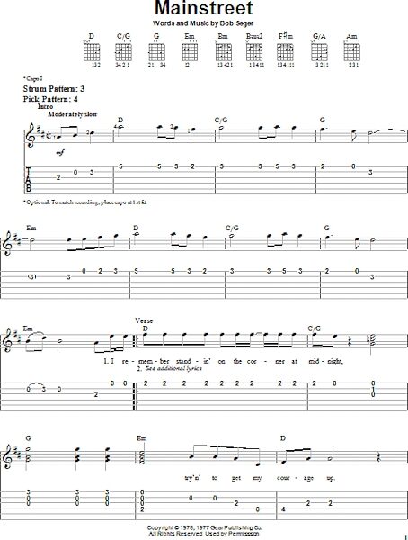 open zoom image for Mainstreet - Easy Guitar with TAB, New, Main