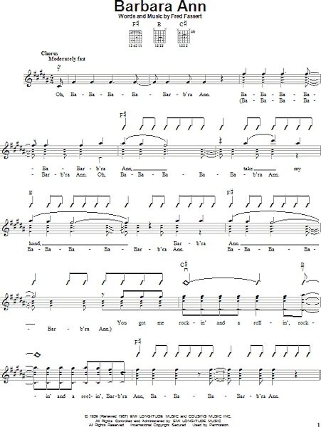open zoom image for Barbara Ann - Easy Guitar, New, Main
