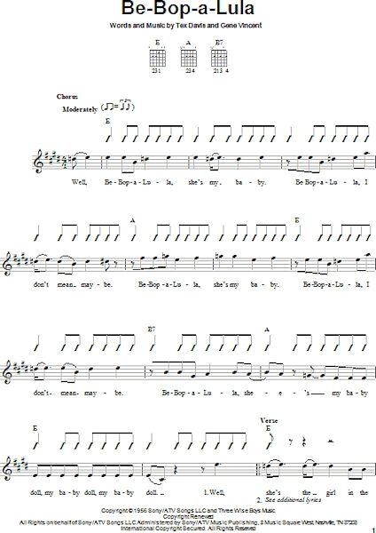 open zoom image for Be-Bop-A-Lula - Easy Guitar, New, Main