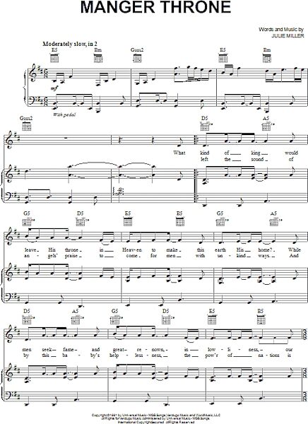 open zoom image for Manger Throne - Piano/Vocal/Guitar, New, Main