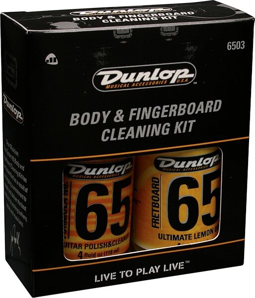 open zoom image for Dunlop 6503 Body and Fingerboard Cleaning Kit, New, Main