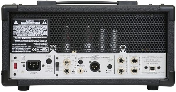 open zoom image for Peavey 6505 MH Mini Guitar Amplifier Head (20 Watts), Black, Back