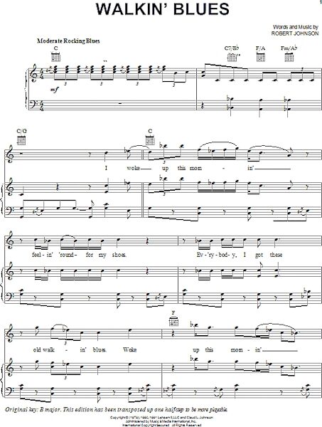open zoom image for Walkin' Blues - Piano/Vocal/Guitar, New, Main