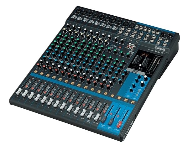 open zoom image for Yamaha MG16XU USB Mixer with Effects, 6-Bus, New, Angle
