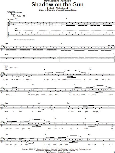 open zoom image for Shadow On The Sun - Guitar TAB, New, Main