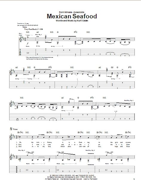 open zoom image for Mexican Seafood - Guitar TAB, New, Main