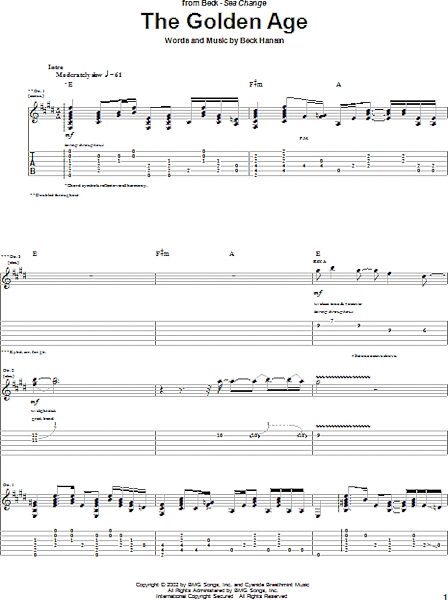 open zoom image for The Golden Age - Guitar TAB, New, Main