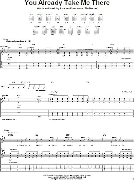 open zoom image for You Already Take Me There - Guitar TAB, New, Main