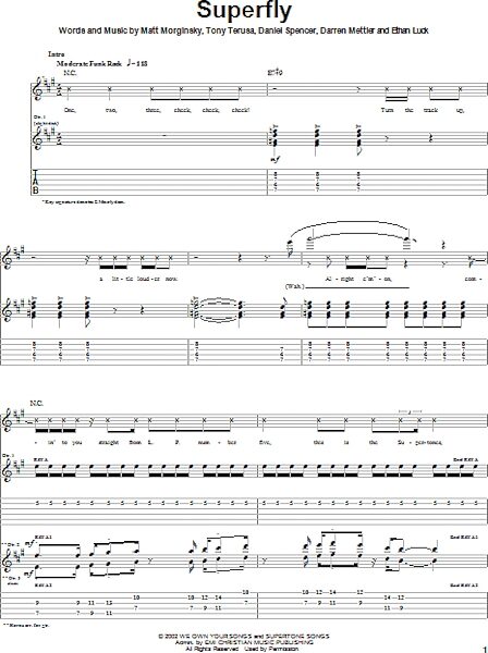 open zoom image for Superfly - Guitar TAB, New, Main