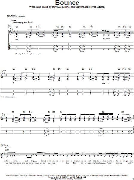 open zoom image for Bounce - Guitar TAB, New, Main