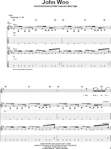 open zoom image for John Woo - Guitar TAB, New, Main