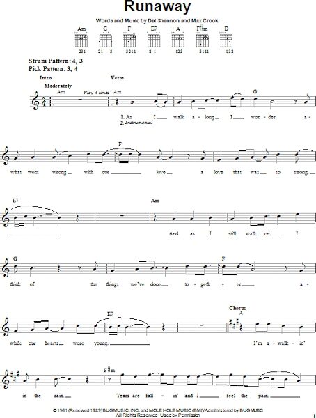 open zoom image for Runaway - Easy Guitar, New, Main