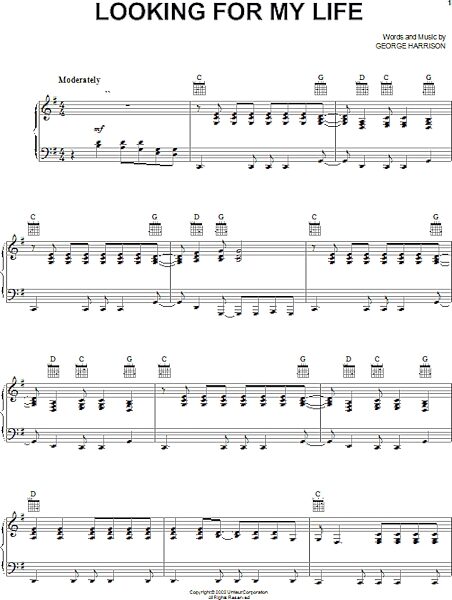 open zoom image for Looking For My Life - Piano/Vocal/Guitar, New, Main