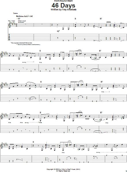 open zoom image for 46 Days - Guitar TAB, New, Main