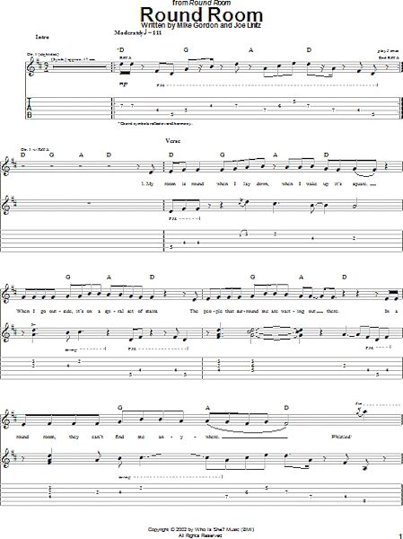 open zoom image for Round Room - Guitar TAB, New, Main