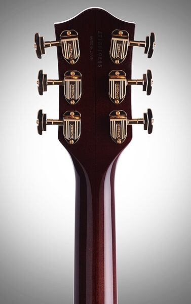 open zoom image for Gretsch G6122II Chet Atkins Country Gentleman Electric Guitar with Case, Headstock Straight Back