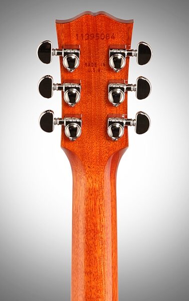 open zoom image for Gibson 2016 Hummingbird Acoustic-Electric Guitar (with Case), Headstock Straight Back