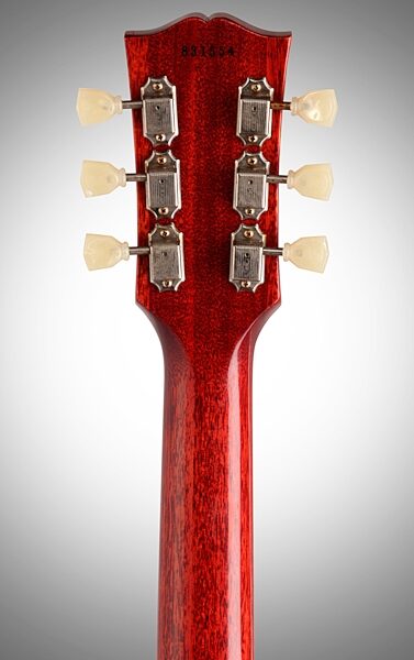 open zoom image for Gibson Custom Shop 1958 Les Paul Plaintop VOS 2013 Electric Guitar, Headstock Straight Back