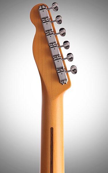 open zoom image for Fender Vintage Hot Rod '52 Telecaster Electric Guitar (Maple with Case), Headstock Straight Back