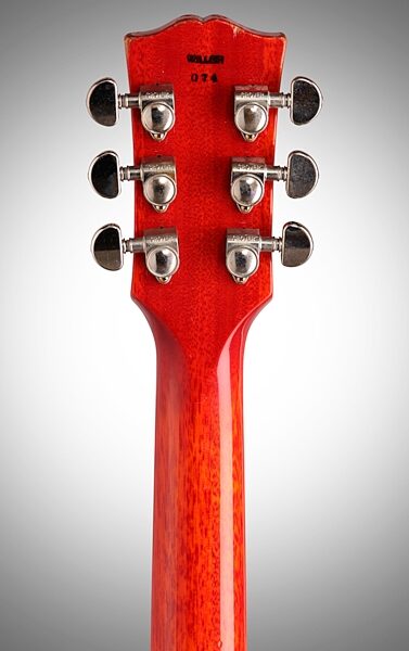 open zoom image for Gibson Custom Joe Walsh 1960 Aged Les Paul Electric Guitar (with Case), Headstock Straight Back