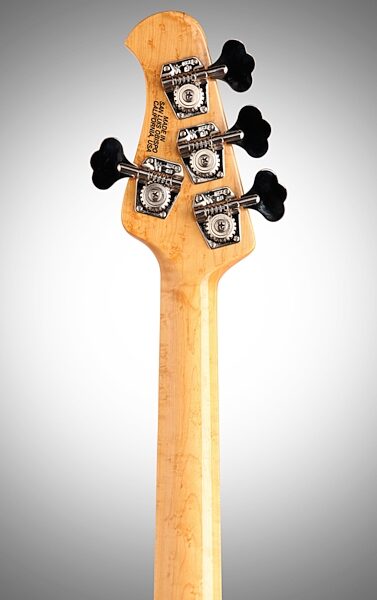 open zoom image for Ernie Ball Music Man Classic StingRay Electric Bass (Maple with Case), Headstock Straight Back