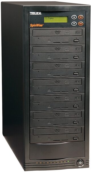 open zoom image for Telex Spinwise DVD 1 to 7 Duplication Tower, Main