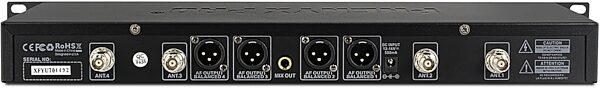 open zoom image for Phenyx Pro PTU-7000-2H2B 4-Channel UHF Wireless Handheld/Headset/Lavalier Combo Microphone System, New, Action Position Back