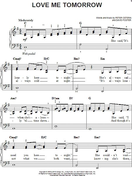 open zoom image for Love Me Tomorrow - Easy Piano, New, Main
