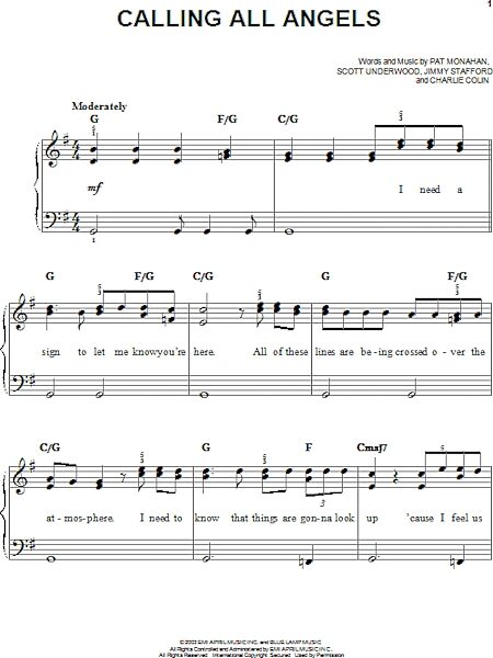 open zoom image for Calling All Angels - Easy Piano, New, Main
