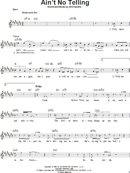 open zoom image for Ain't No Telling - Easy Guitar, New, Main