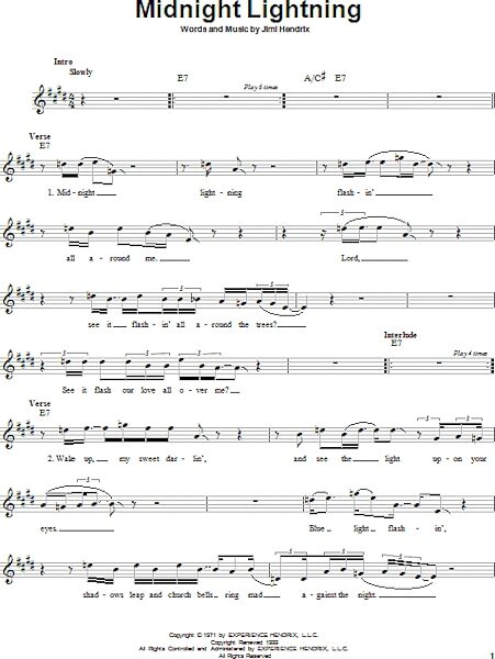 open zoom image for Midnight Lightning - Easy Guitar, New, Main