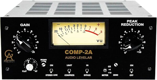 open zoom image for Golden Age Project Comp-2A Compressor Limiter, New, Action Position Back
