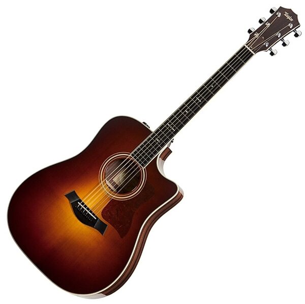 open zoom image for Taylor 710ce Dreadnought Cutaway Acoustic-Electric Guitar (with Case), Natural