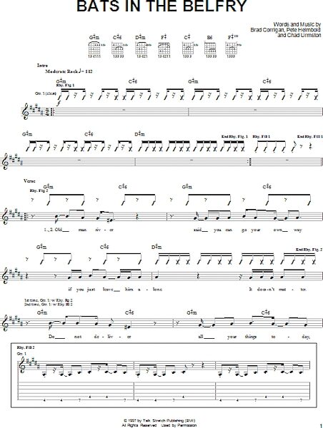 open zoom image for Bats In The Belfry - Guitar TAB, New, Main