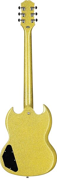 open zoom image for Epiphone Exclusive SG Custom Electric Guitar, Gold Sparkle, Open Box (Very Good), Action Position Back