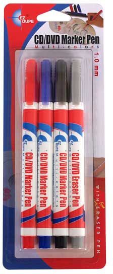 open zoom image for EZ Dupe EZD10MP DVD/CD Marker Pen Set, Main