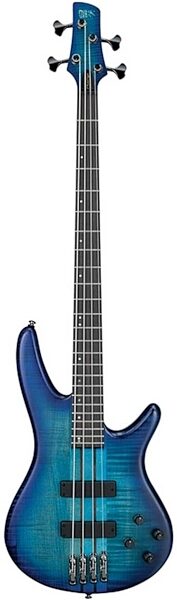 open zoom image for Ibanez SR1000EFM Electric Bass (with Case), Blue Moon Flat