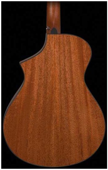 open zoom image for Breedlove C25CM Atlas Series Stage Black Magic Concert Acoustic-Electric Guitar (with Case), Back