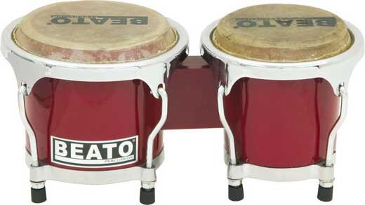 open zoom image for Beato Mini Tunable Bongo Set, Red
