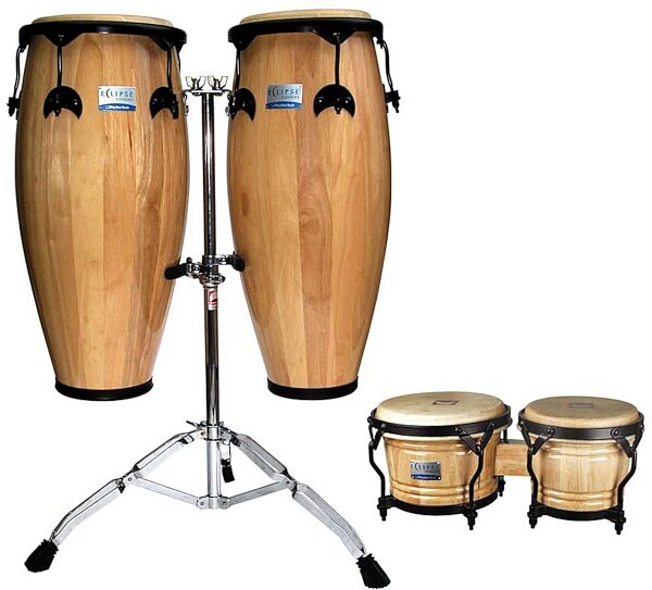 open zoom image for Rhythm Tech Eclipse Conga and Bongos Pack, Natural
