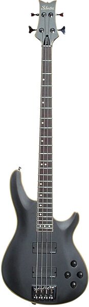 open zoom image for Schecter C-4 Custom Electric Bass, Aged Black Satin