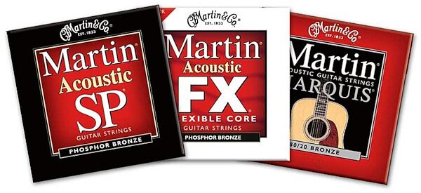 open zoom image for Martin Acoustic Guitar String Combo Package with Picks, Main