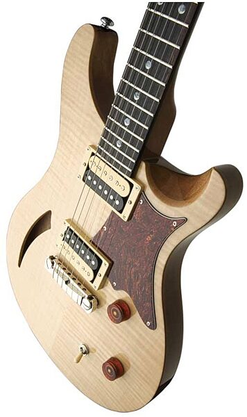 open zoom image for PRS Paul Reed Smith SE Custom Semi-Hollowbody Electric Guitar, Natural - Closeup