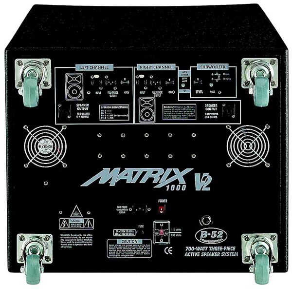 open zoom image for B-52 Matrix 1000V2 Active Sound System, Speaker - Bottom