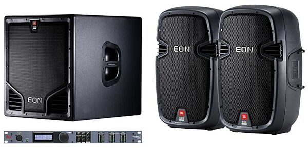 open zoom image for JBL EON500 and DBX DriveRack PX PA Package, Main