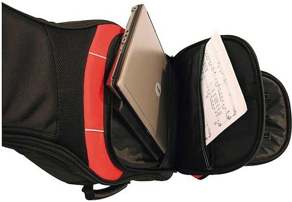 open zoom image for Gator Viper Heavy-Duty Electric Guitar Gig Bag with Laptop Compartment, Closeup