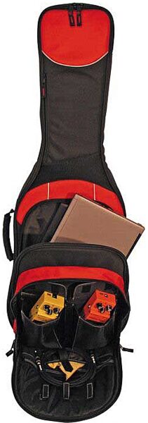 open zoom image for Gator Viper Heavy-Duty Electric Guitar Gig Bag with Laptop Compartment, In Use